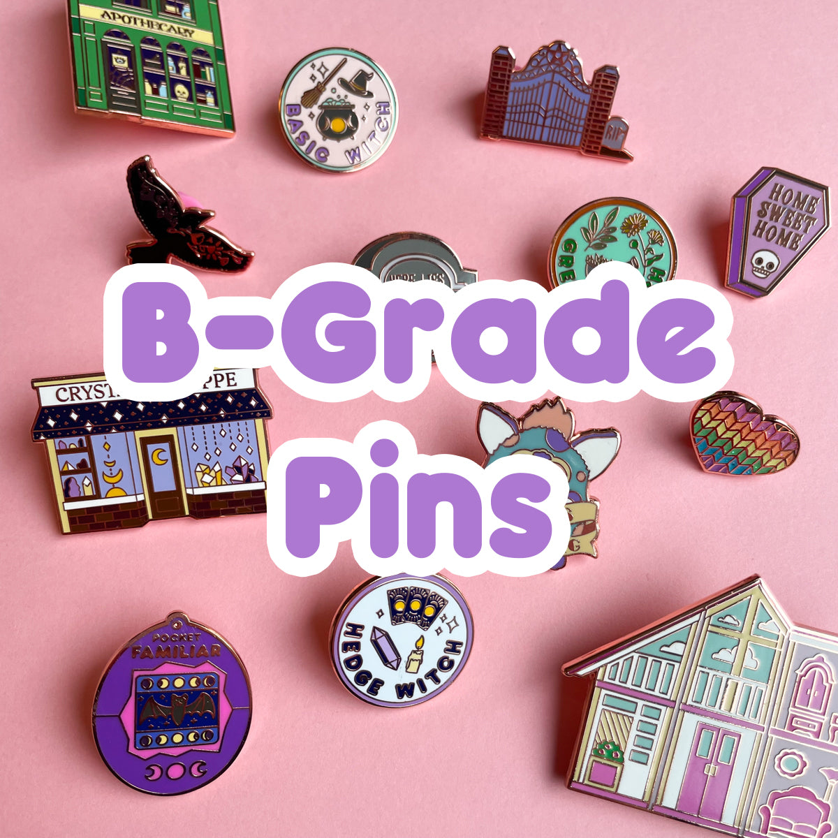Examples of B-Grade Pins – Kitty With A Cupcake