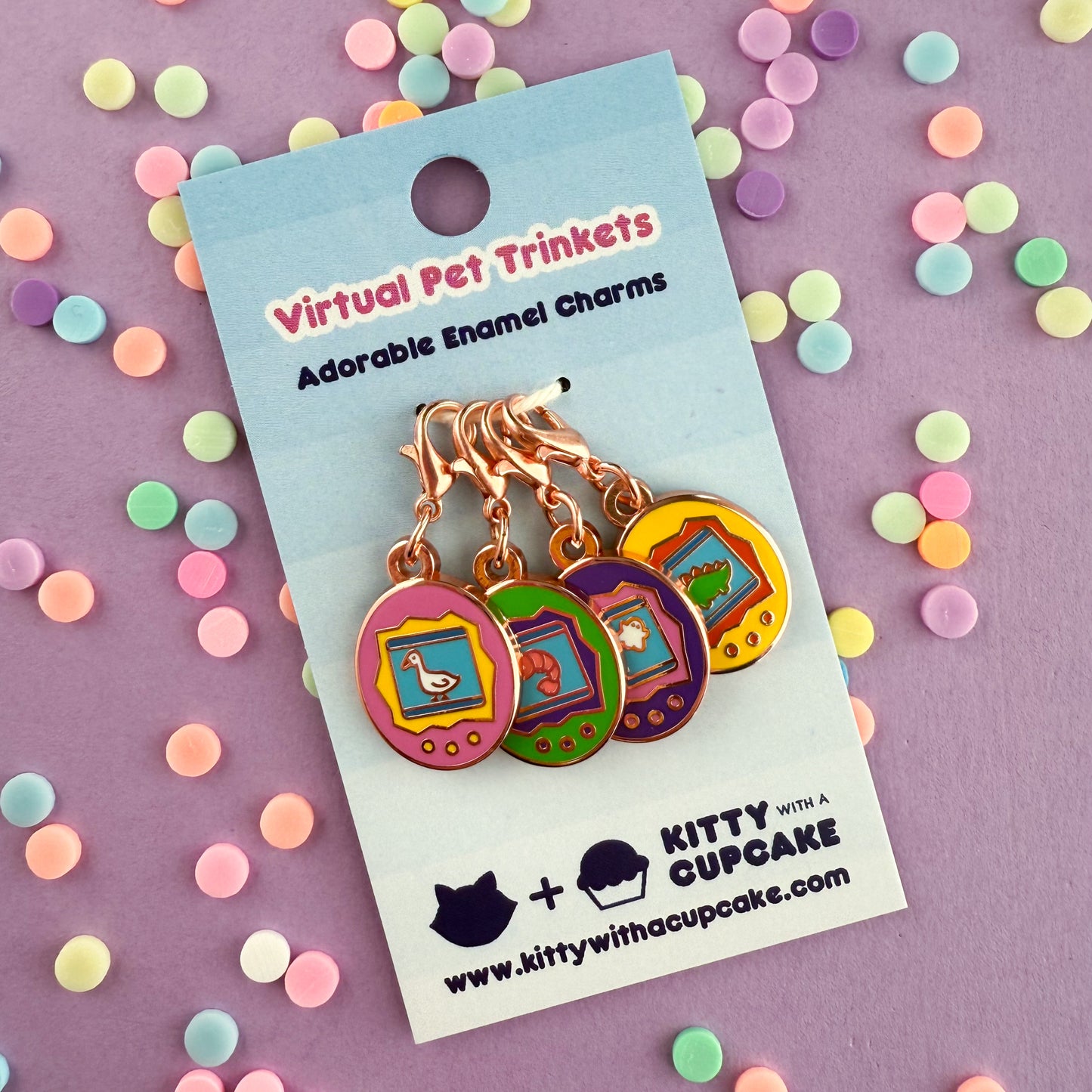 Virtual Pet Charms Full Set of 4