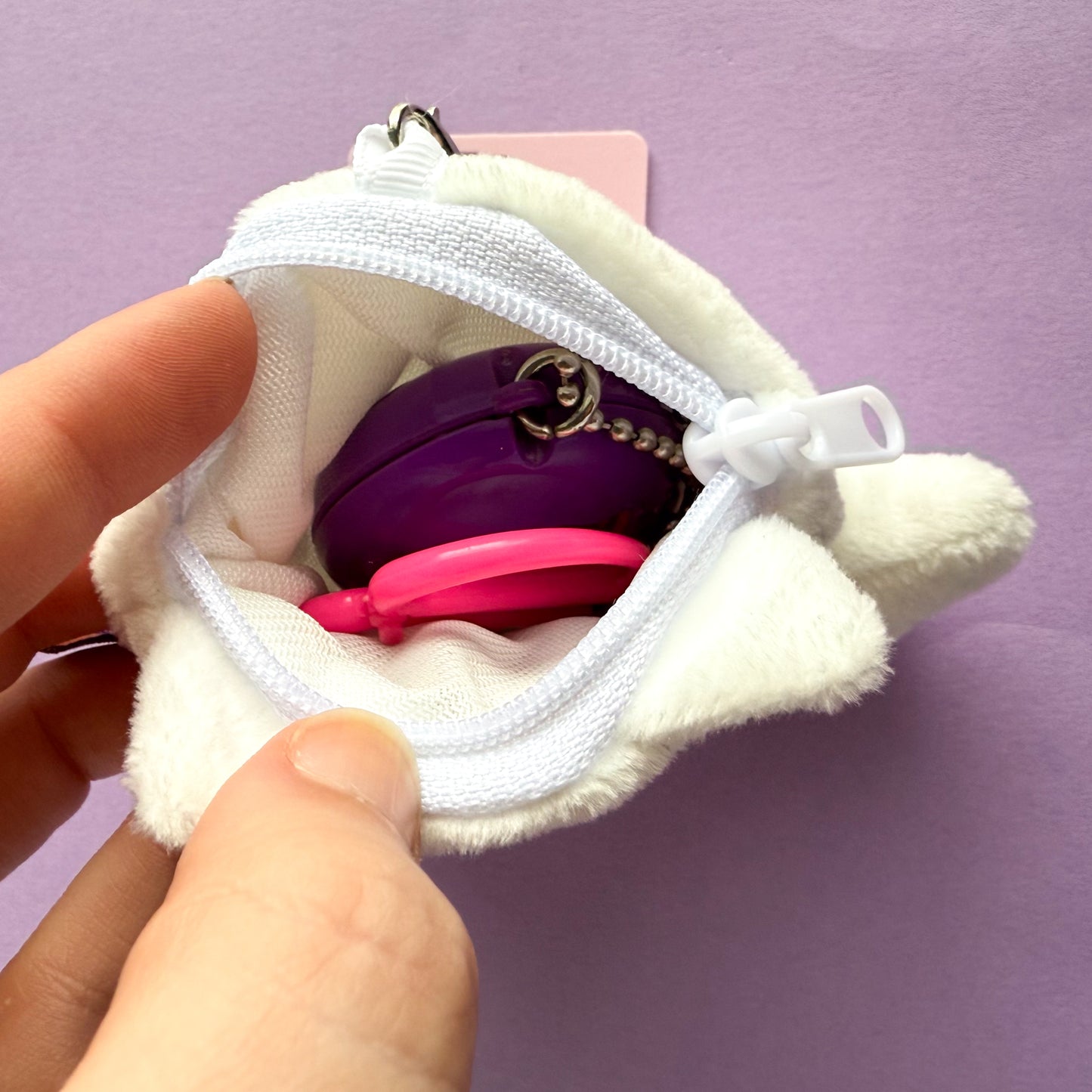 Ghost Kitty Coin Pouch Bag Charm