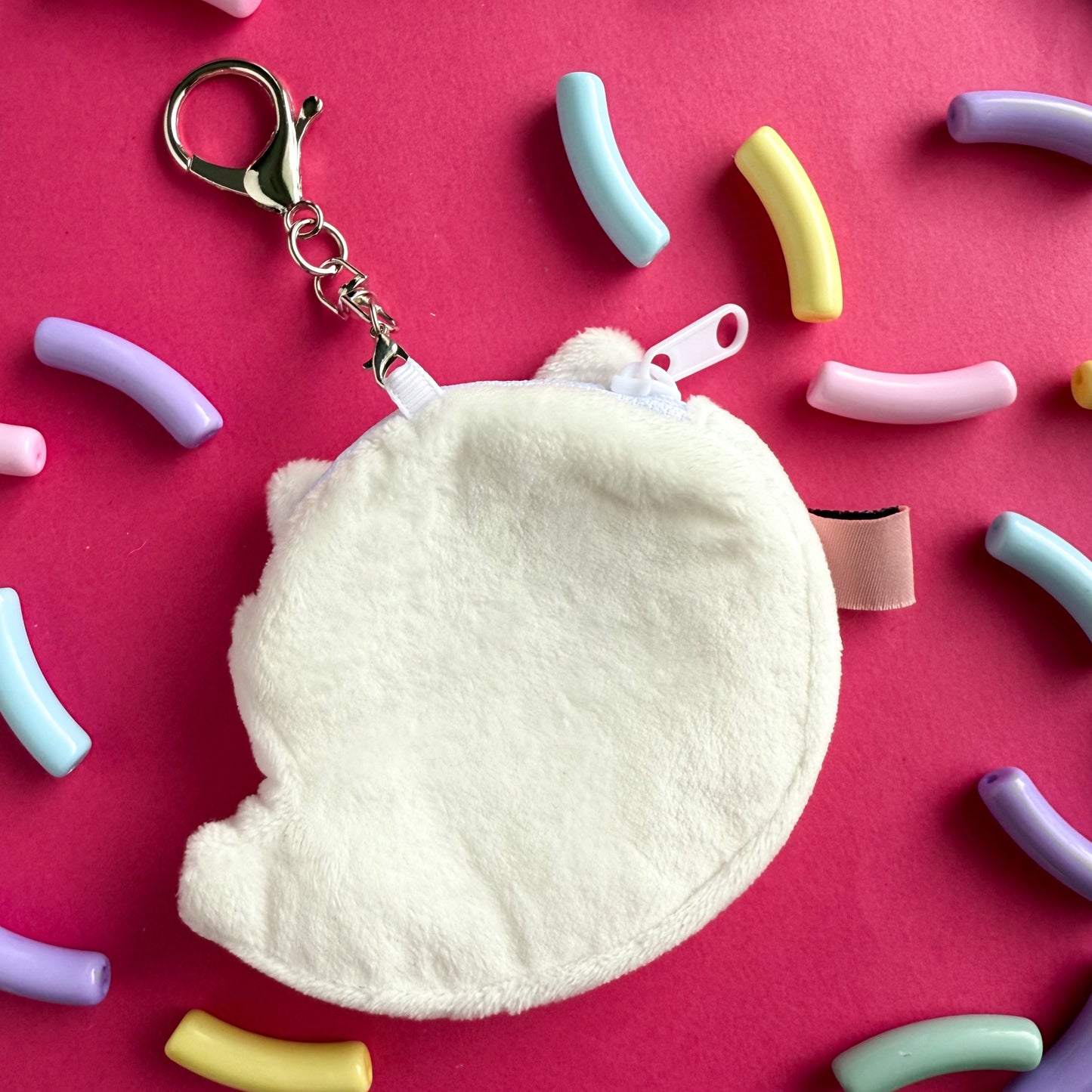 Ghost Kitty Coin Pouch Bag Charm