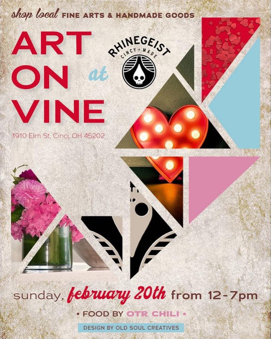 Come Visit Me At Art on Vine at Rhinegeist This Weekend!