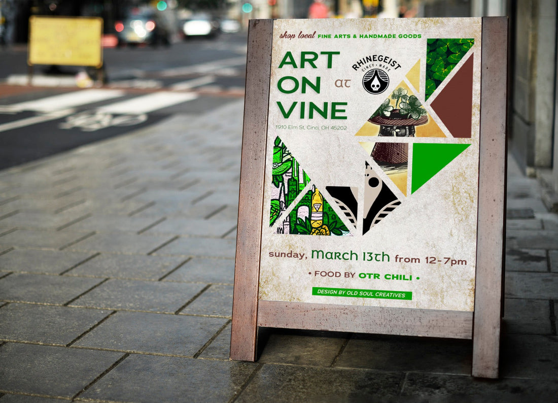 I'll be vending at Art on Vine at Rhinegeist Brewery on Sunday March 13th!