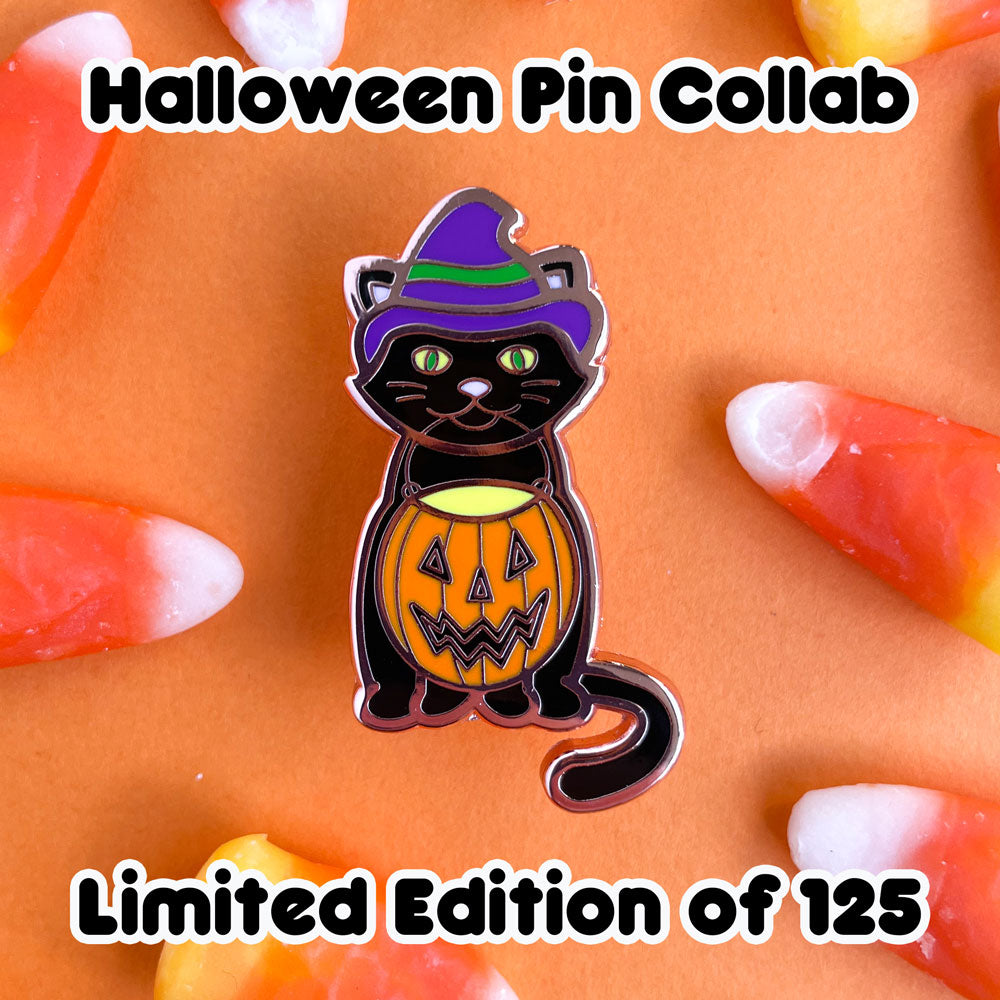 New Halloween Pin Collab! – Kitty With A Cupcake