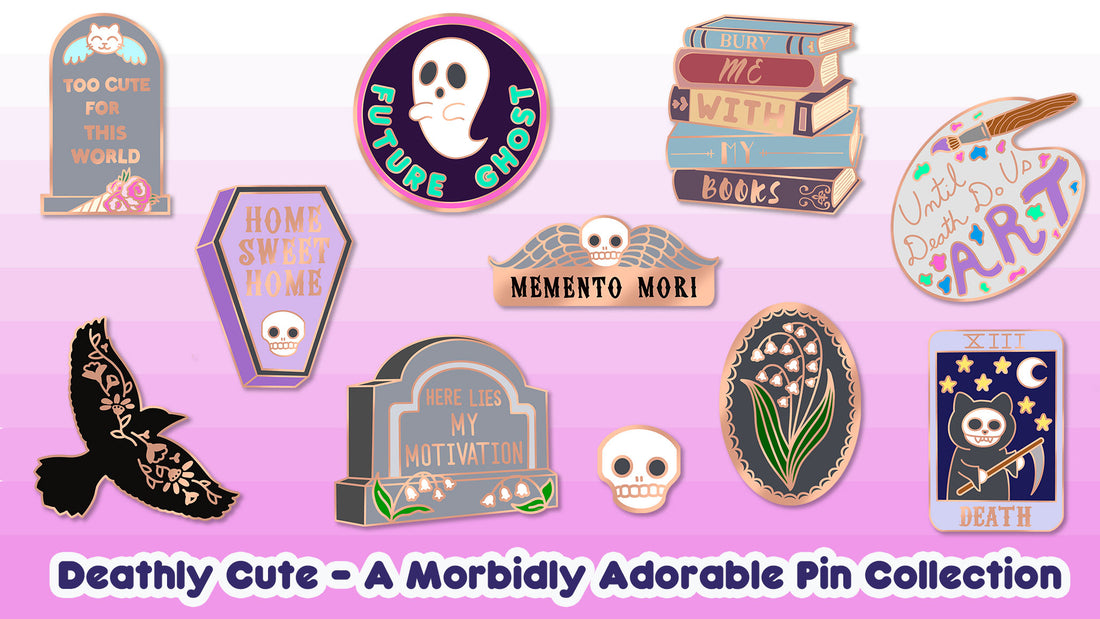 Deathly Cute - A Morbidly Adorable Pin Collection Launches on Kickstarter