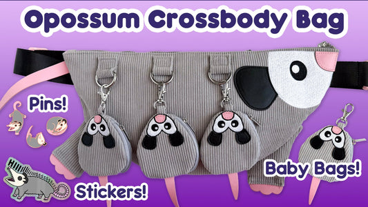 Opossum Crossbody Bag Kickstarter Coming Soon!