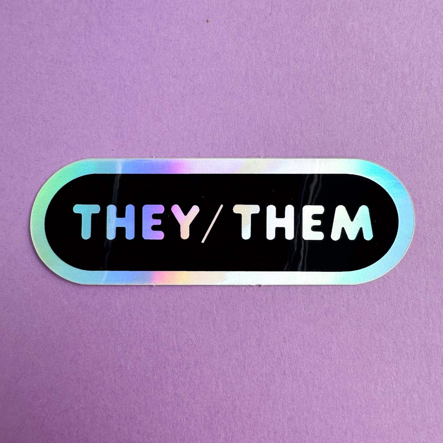 Pronoun Plaque Stickers