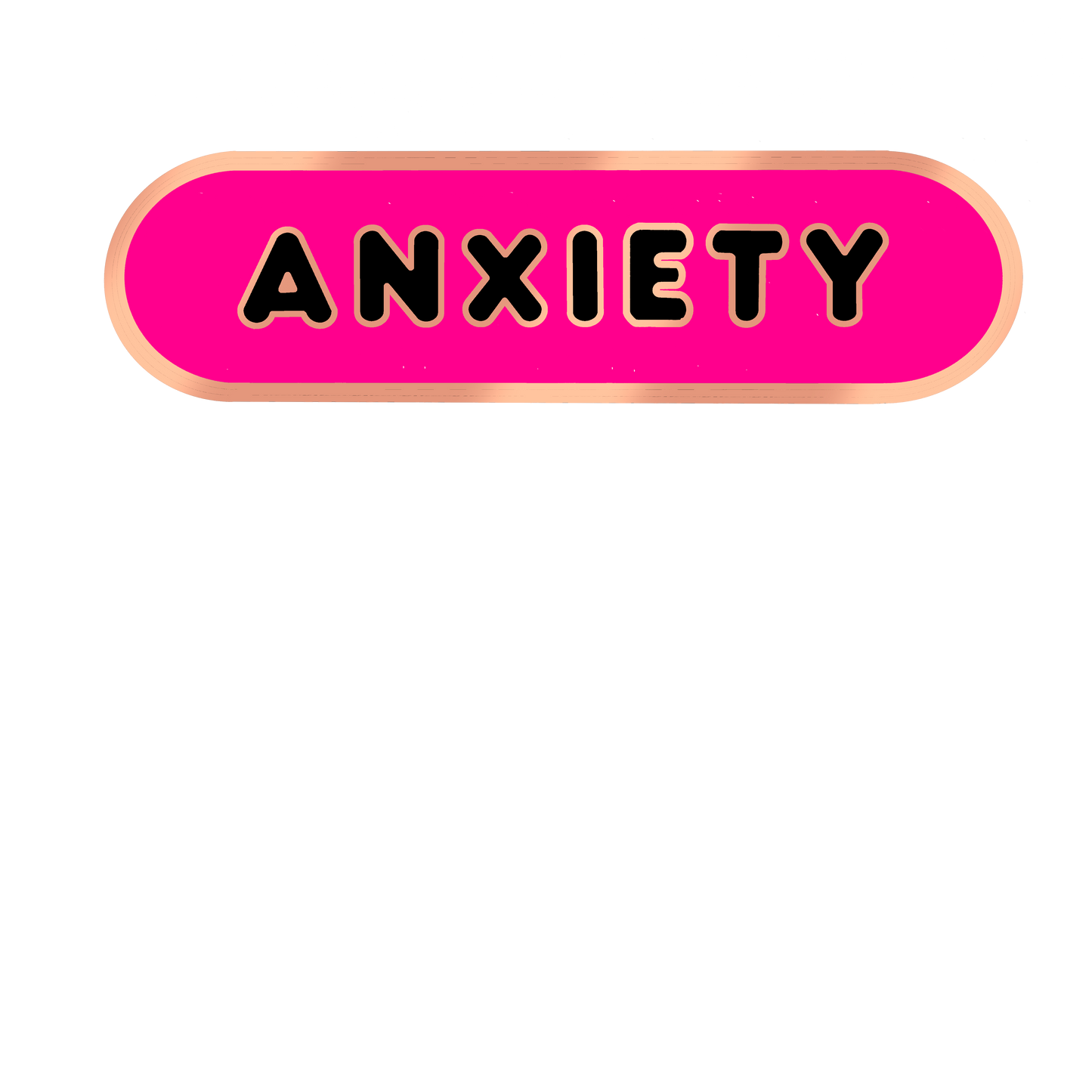 Anxiety Accessibility Plaque Enamel Pin