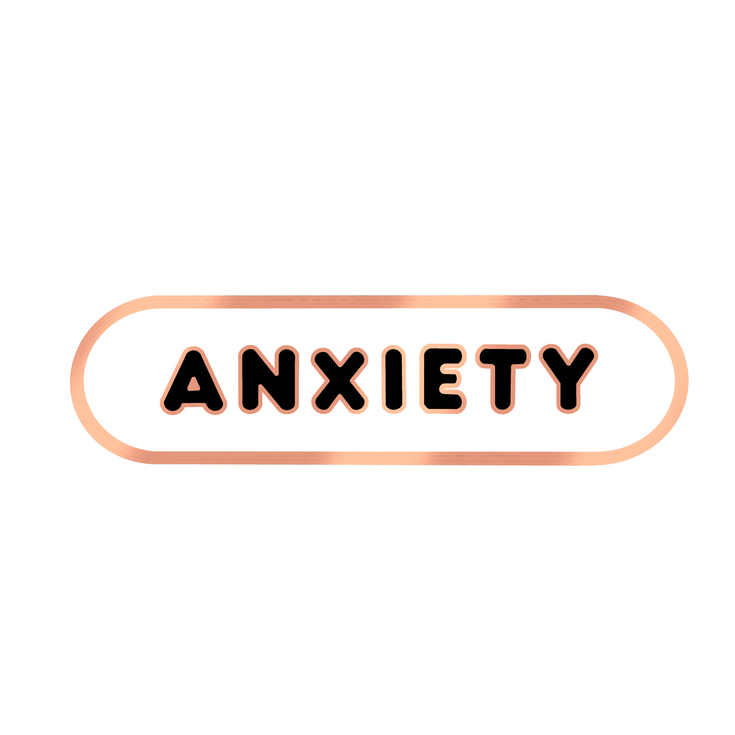 Anxiety Accessibility Plaque Enamel Pin