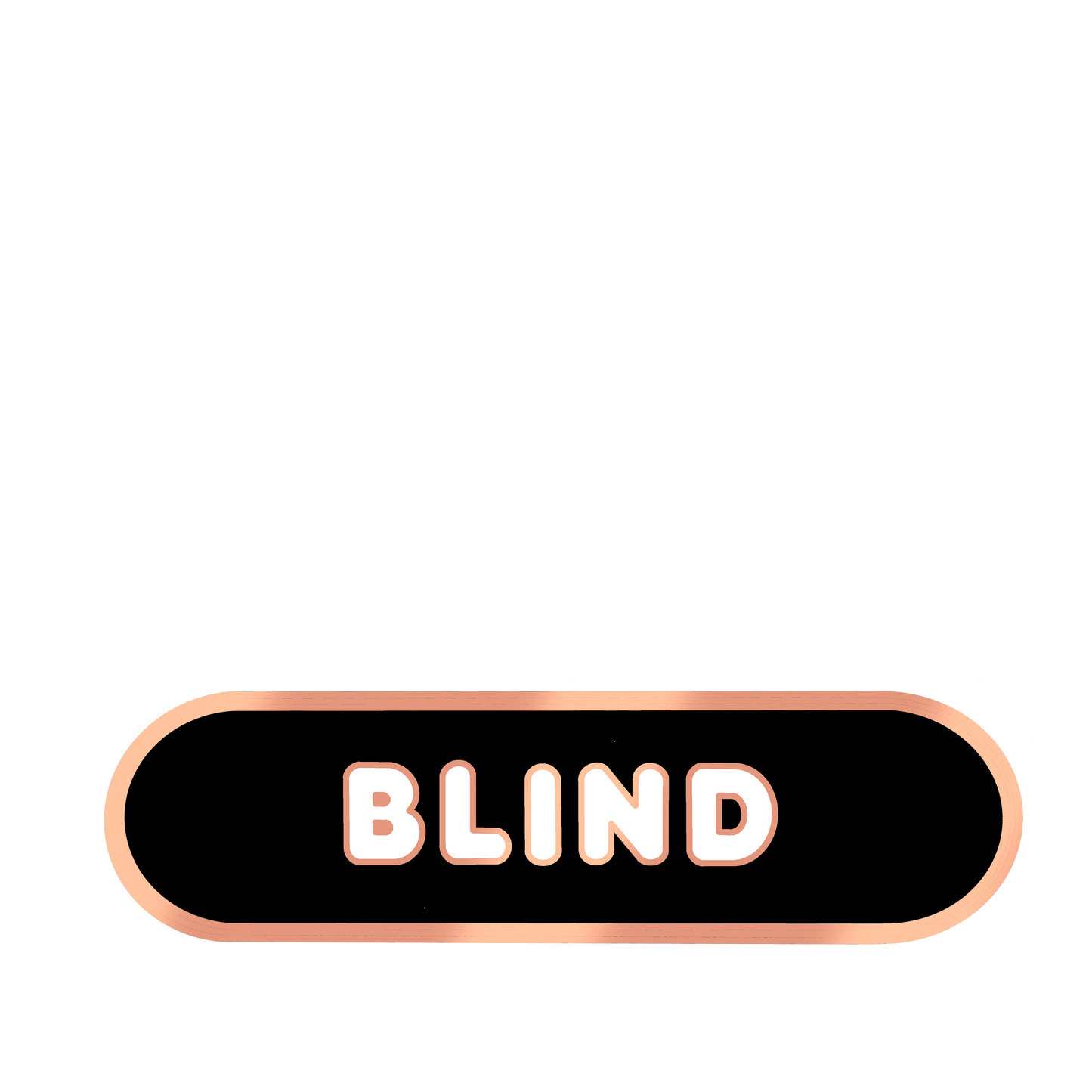 Blind Accessibility Plaque Enamel Pin