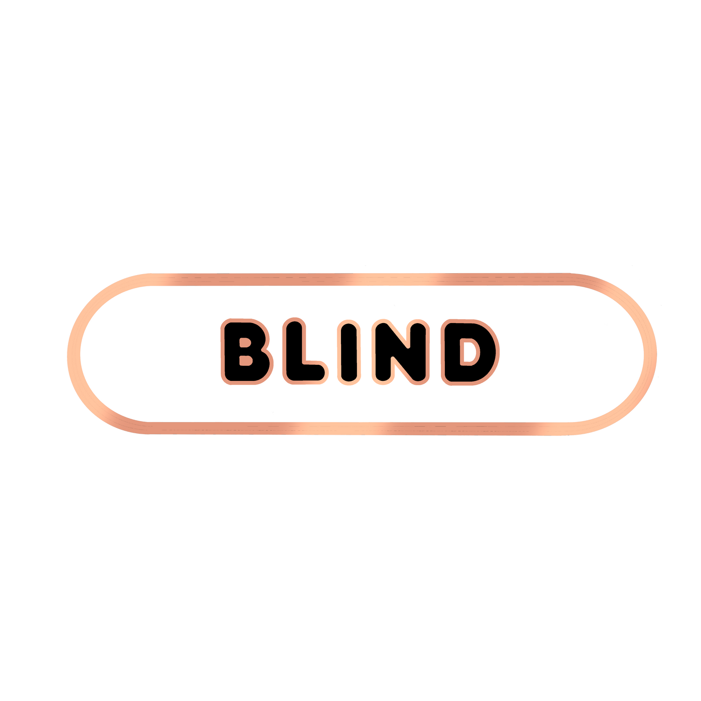 Blind Accessibility Plaque Enamel Pin