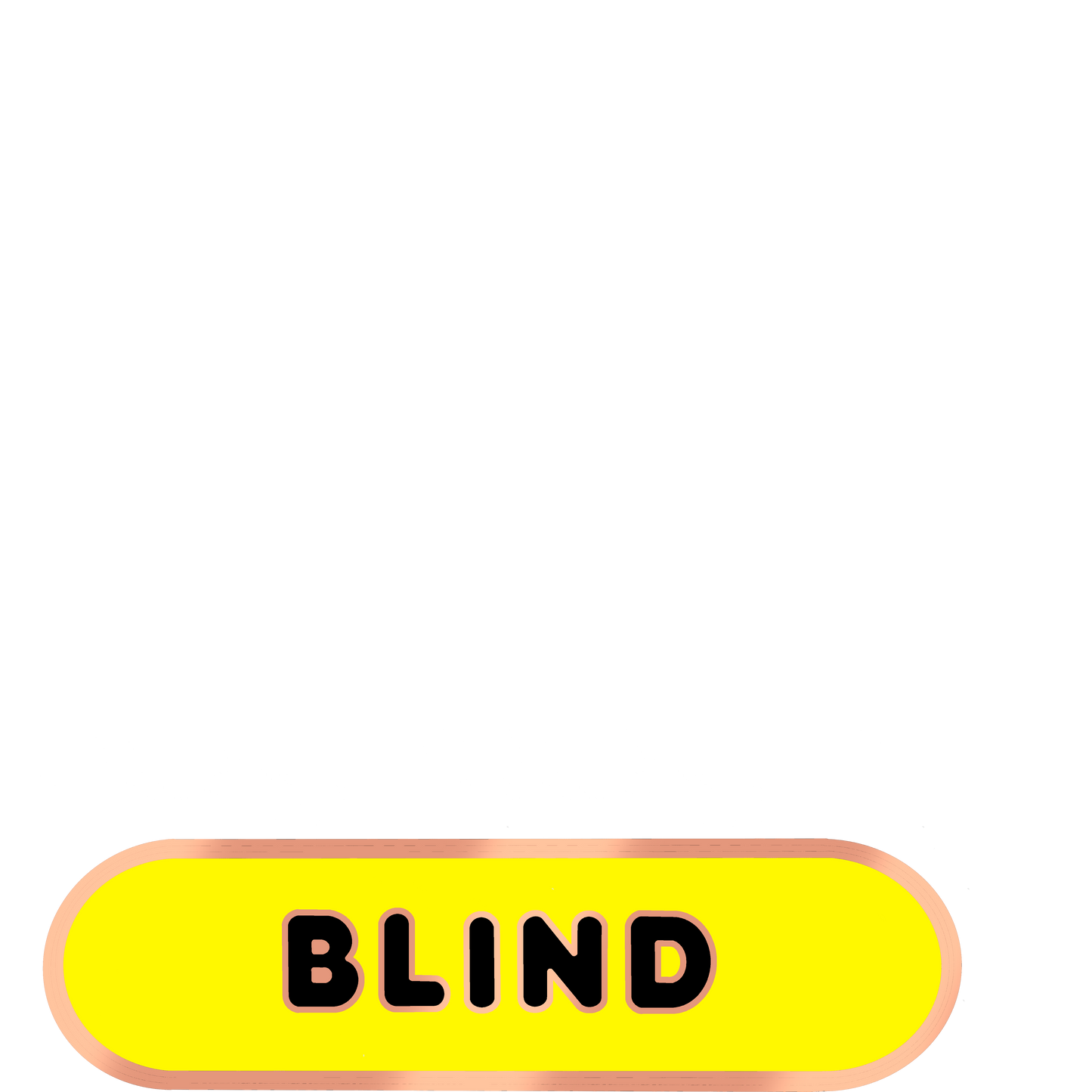 Blind Accessibility Plaque Enamel Pin