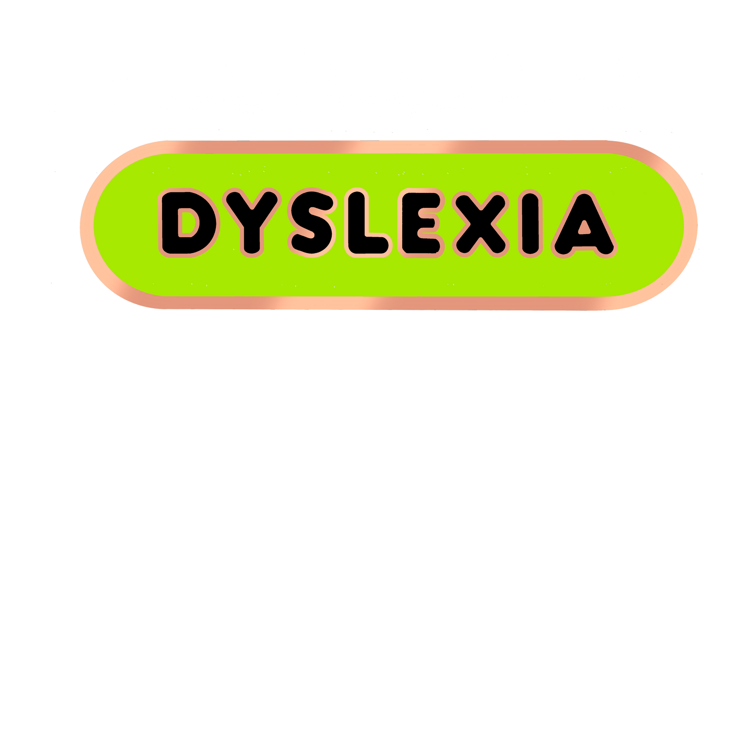 Dyslexia Accessibility Plaque Enamel Pin