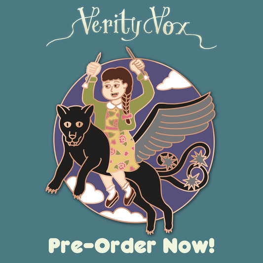 PRE-ORDER: Verity Vox Gilly and Jack Enamel Pin