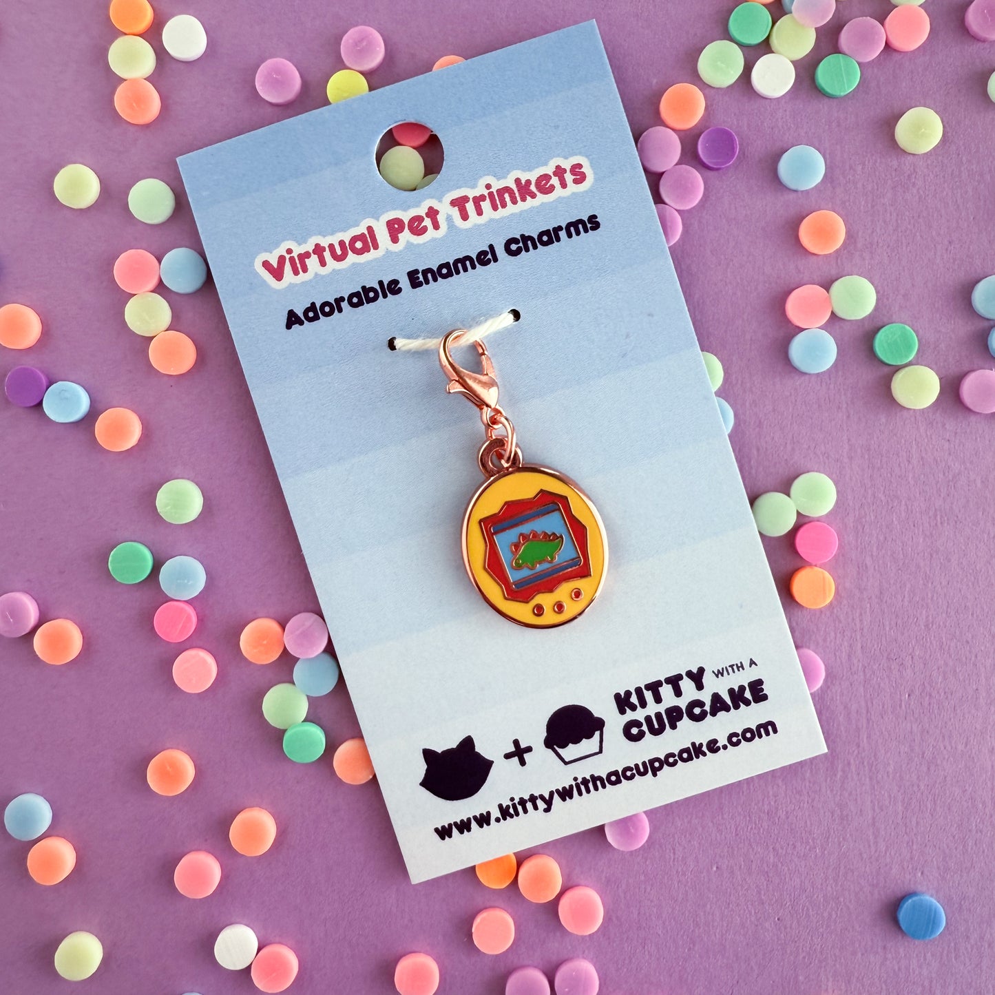 Dino Virtual Pet Charm