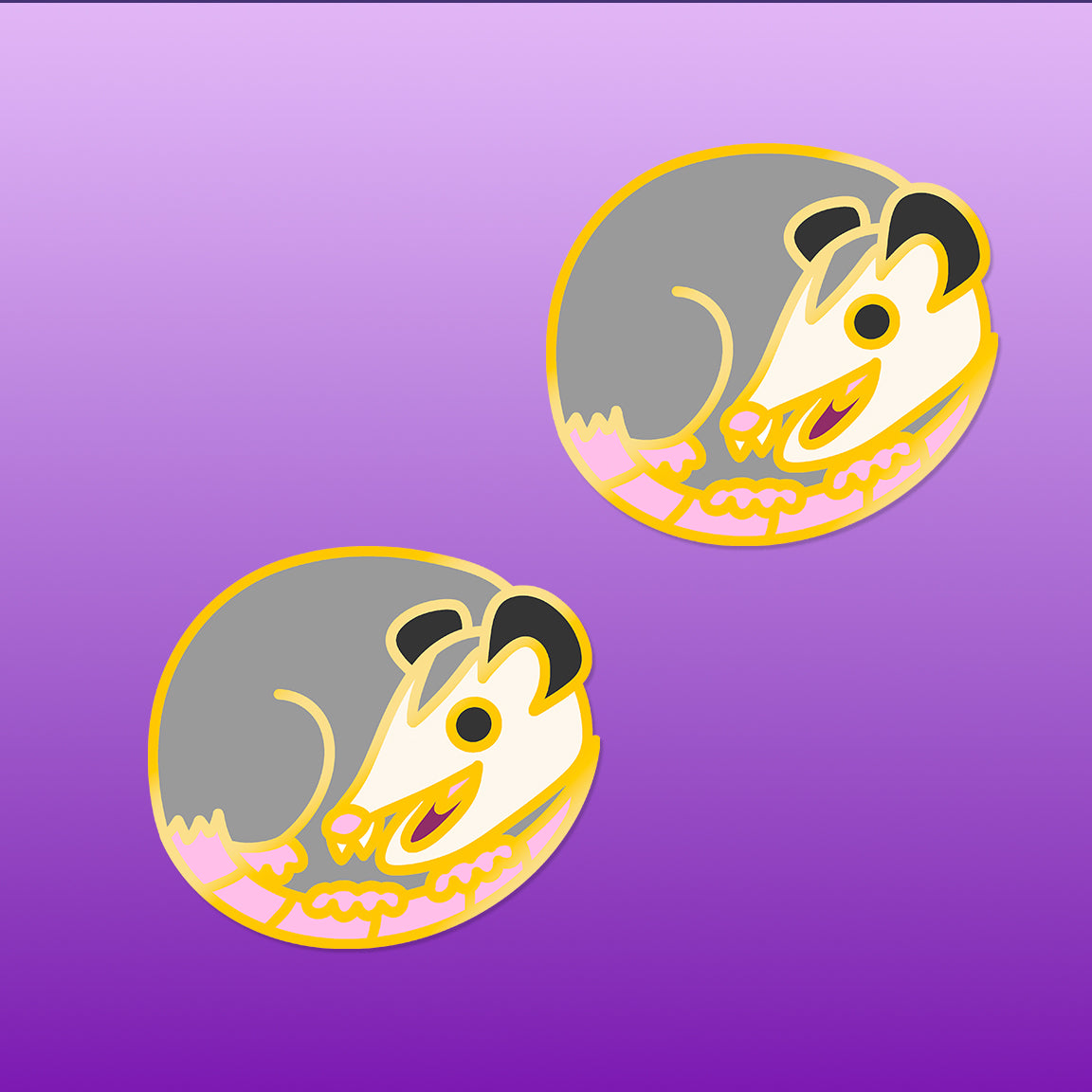 PREORDER: Opossum Earrings