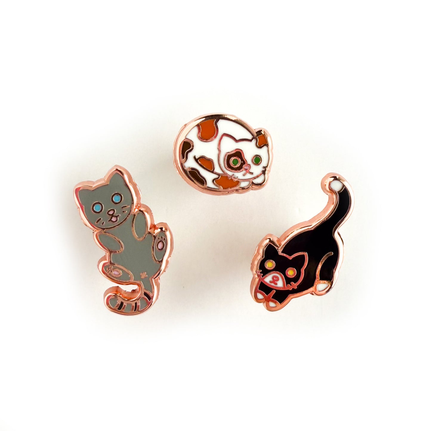 Cats Mini Enamel Pin Pack