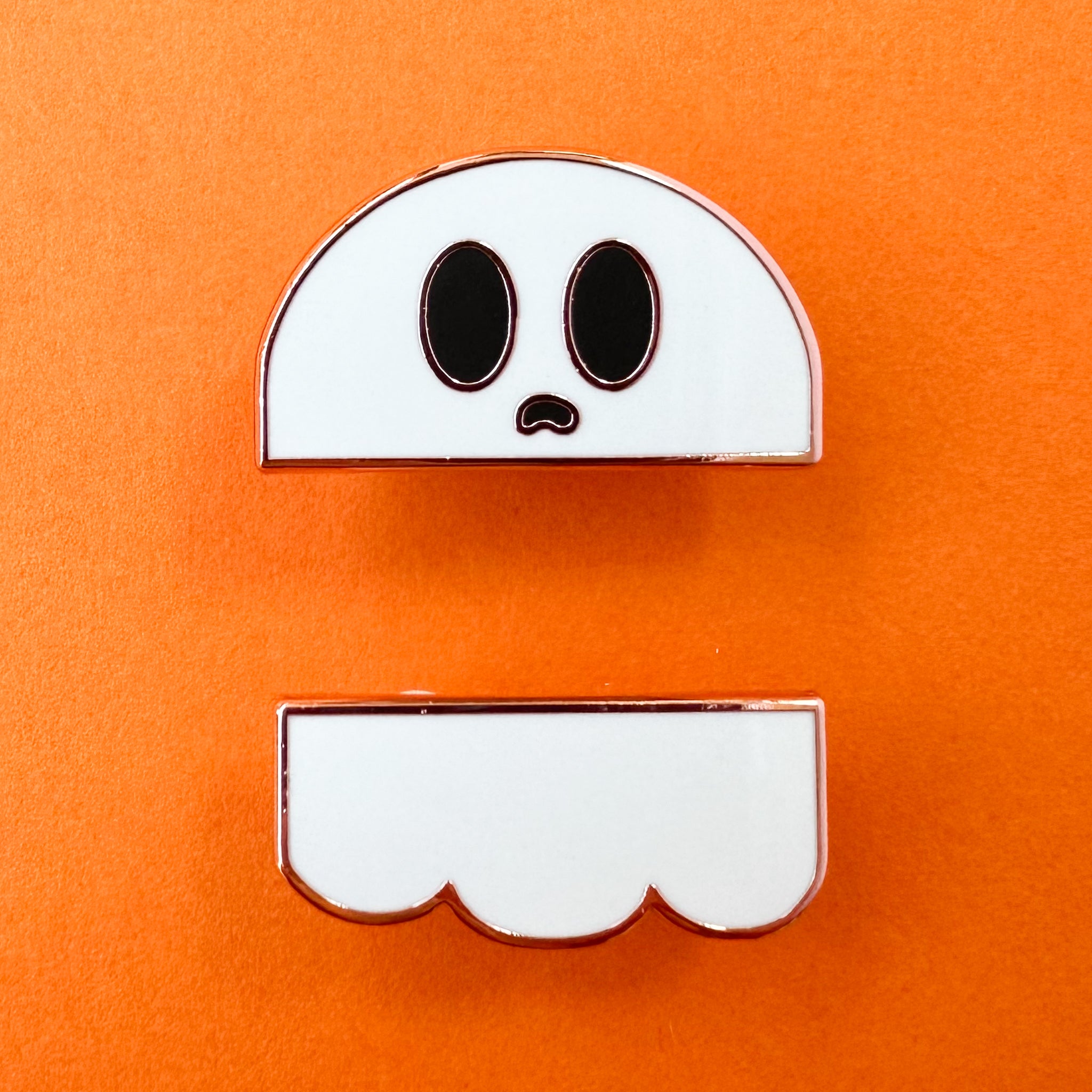 Ghost Pride Pal Enamel Pin Set – Kitty With A Cupcake