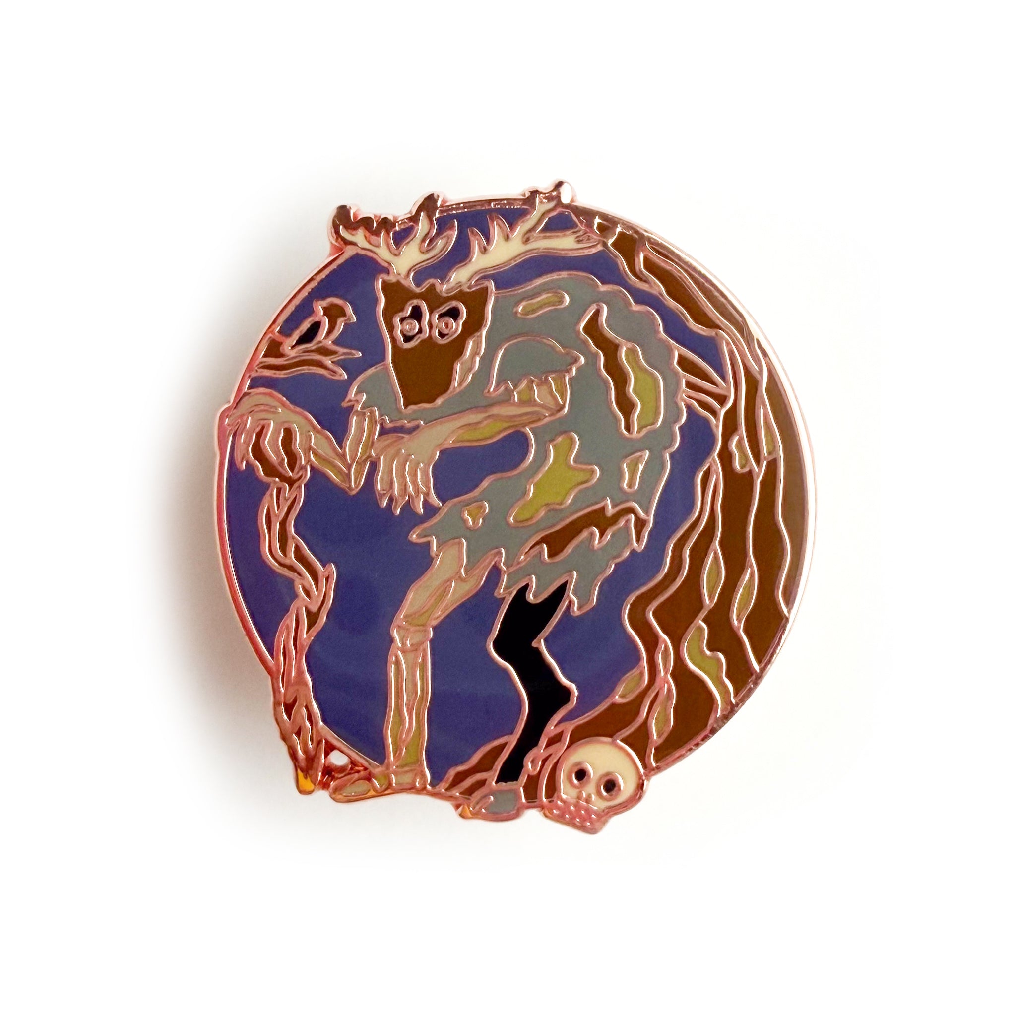 Verity Vox Earl Enamel Pin – Kitty With A Cupcake