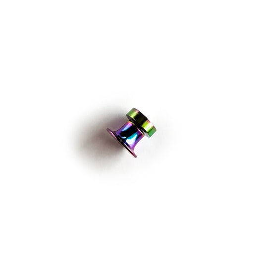 A rainbow magnetic pin back