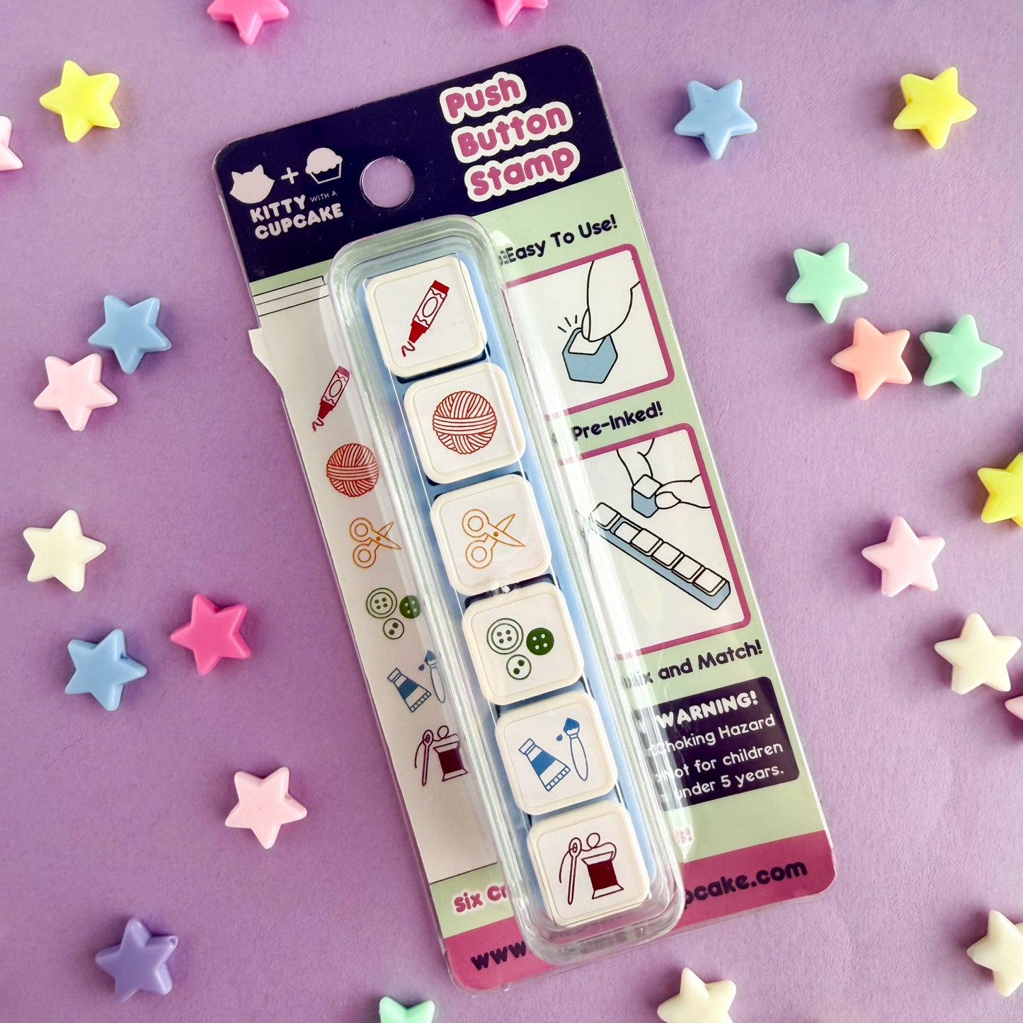 Crafty Push Button Stamp