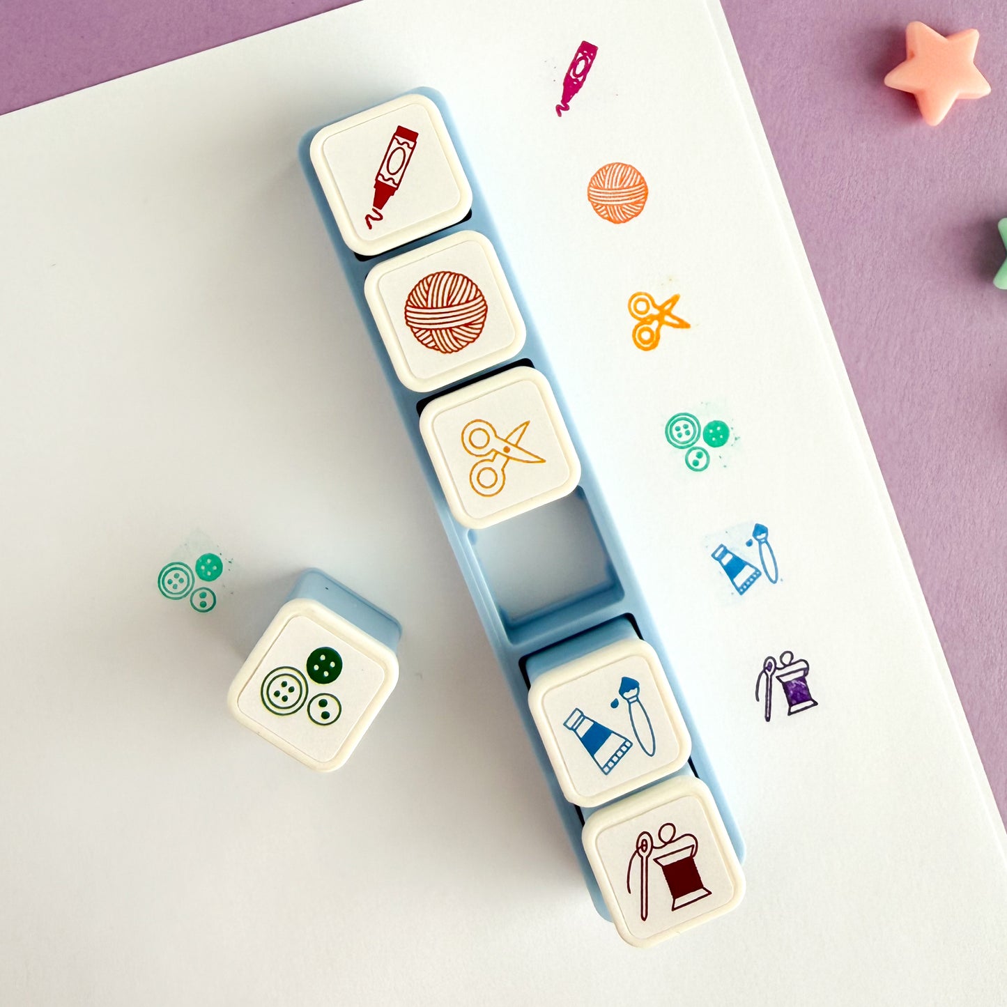 Crafty Push Button Stamp