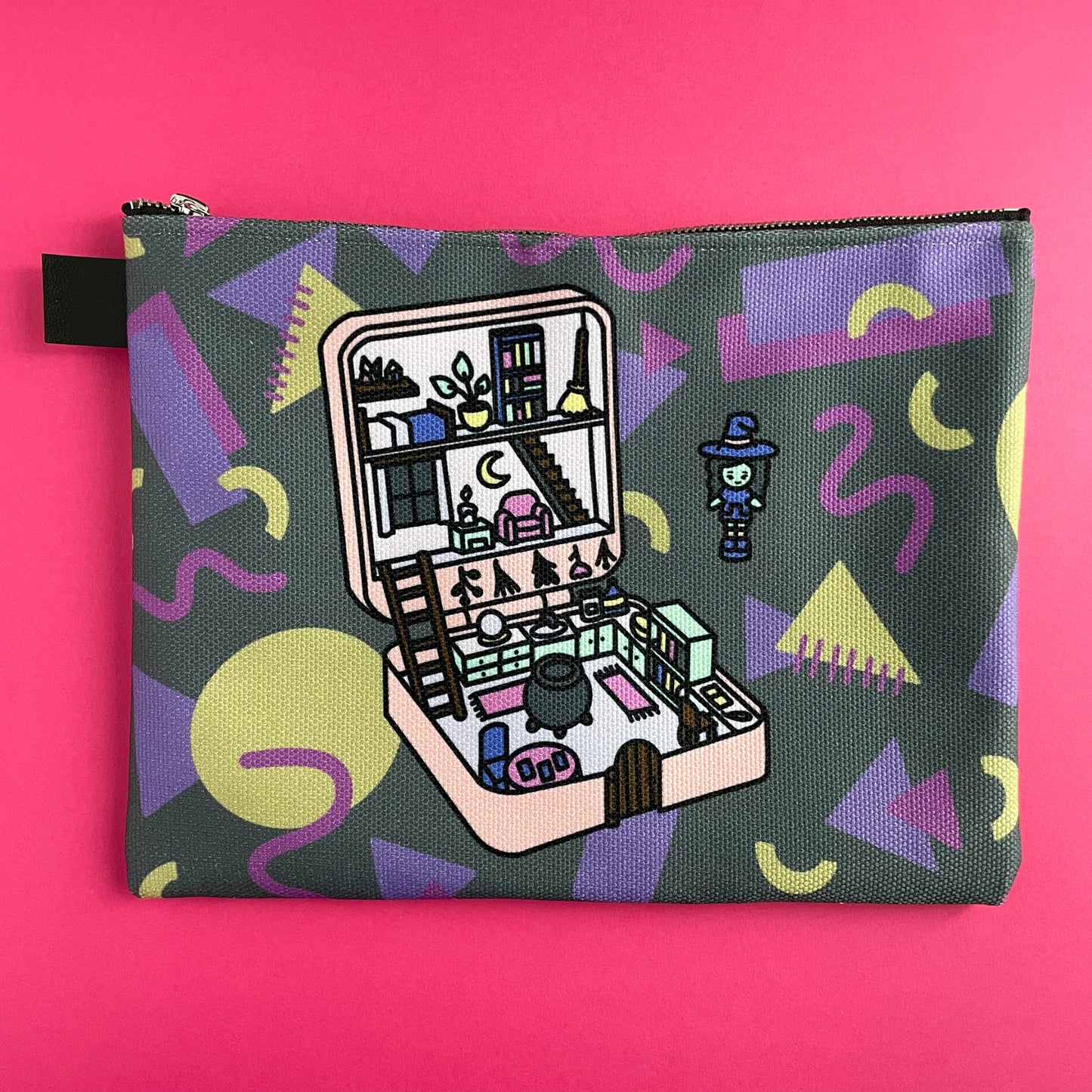 Witchy Pocket Zipper Bag